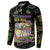 Happy And Delicious Mardi Gras Button Sweatshirt King Cake And Luxury Beadeds - Wonder Print Shop