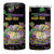 Happy And Delicious Mardi Gras 4 in 1 Can Cooler Tumbler King Cake And Luxury Beadeds - Wonder Print Shop