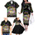 Happy And Delicious Mardi Gras Family Matching Off The Shoulder Long Sleeve Dress and Hawaiian Shirt King Cake And Luxury Beadeds - Wonder Print Shop