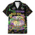 Happy And Delicious Mardi Gras Family Matching Off Shoulder Maxi Dress and Hawaiian Shirt King Cake And Luxury Beadeds - Wonder Print Shop