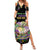 Happy And Delicious Mardi Gras Summer Maxi Dress King Cake And Luxury Beadeds - Wonder Print Shop