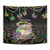 Happy And Delicious Mardi Gras Tapestry King Cake And Luxury Beadeds