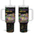 Happy And Delicious Mardi Gras Tumbler With Handle King Cake And Luxury Beadeds - Wonder Print Shop