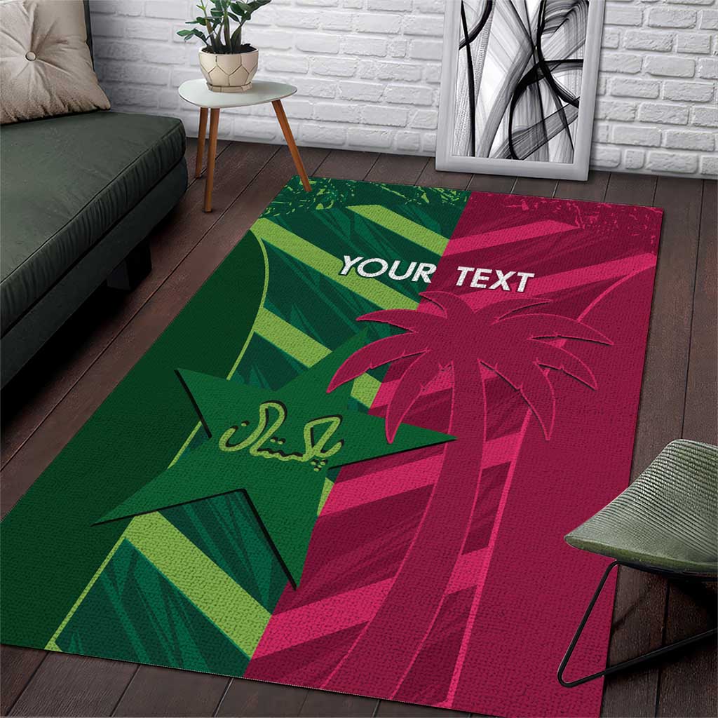 Custom West Indies And Pakistan Cricket Area Rug 2025 Windies Shaheens Together