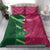 Custom West Indies And Pakistan Cricket Bedding Set 2025 Windies Shaheens Together - Wonder Print Shop