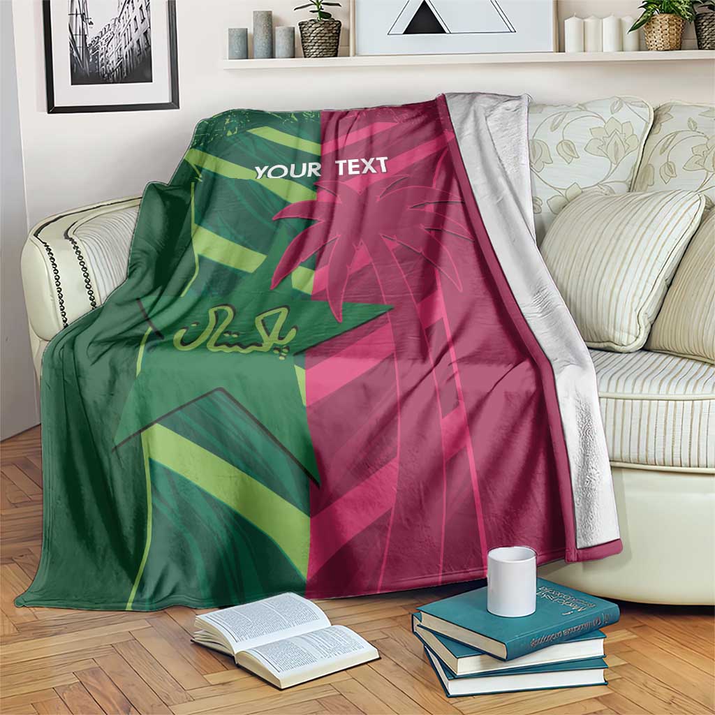 Custom West Indies And Pakistan Cricket Blanket 2025 Windies Shaheens Together