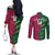 Custom West Indies And Pakistan Cricket Couples Matching Off The Shoulder Long Sleeve Dress and Long Sleeve Button Shirt 2025 Windies Shaheens Together