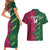 Custom West Indies And Pakistan Cricket Couples Matching Short Sleeve Bodycon Dress and Hawaiian Shirt 2025 Windies Shaheens Together - Wonder Print Shop