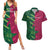 Custom West Indies And Pakistan Cricket Couples Matching Summer Maxi Dress and Hawaiian Shirt 2025 Windies Shaheens Together - Wonder Print Shop