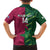 Custom West Indies And Pakistan Cricket Family Matching Long Sleeve Bodycon Dress and Hawaiian Shirt 2025 Windies Shaheens Together - Wonder Print Shop