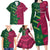 Custom West Indies And Pakistan Cricket Family Matching Long Sleeve Bodycon Dress and Hawaiian Shirt 2025 Windies Shaheens Together - Wonder Print Shop