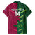 Custom West Indies And Pakistan Cricket Family Matching Long Sleeve Bodycon Dress and Hawaiian Shirt 2025 Windies Shaheens Together - Wonder Print Shop