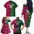 Custom West Indies And Pakistan Cricket Family Matching Off The Shoulder Long Sleeve Dress and Hawaiian Shirt 2025 Windies Shaheens Together - Wonder Print Shop