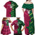 Custom West Indies And Pakistan Cricket Family Matching Off Shoulder Maxi Dress and Hawaiian Shirt 2025 Windies Shaheens Together - Wonder Print Shop