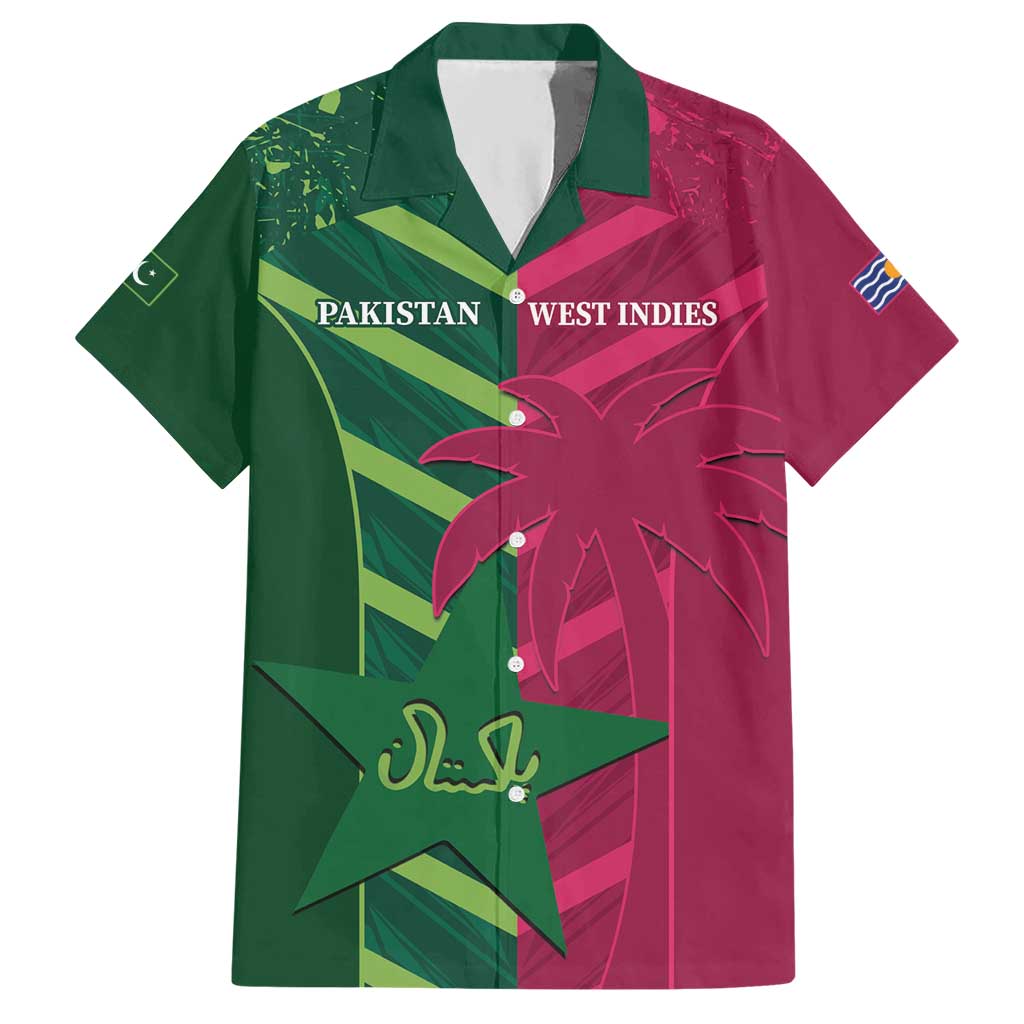 Custom West Indies And Pakistan Cricket Hawaiian Shirt 2025 Windies Shaheens Together - Wonder Print Shop