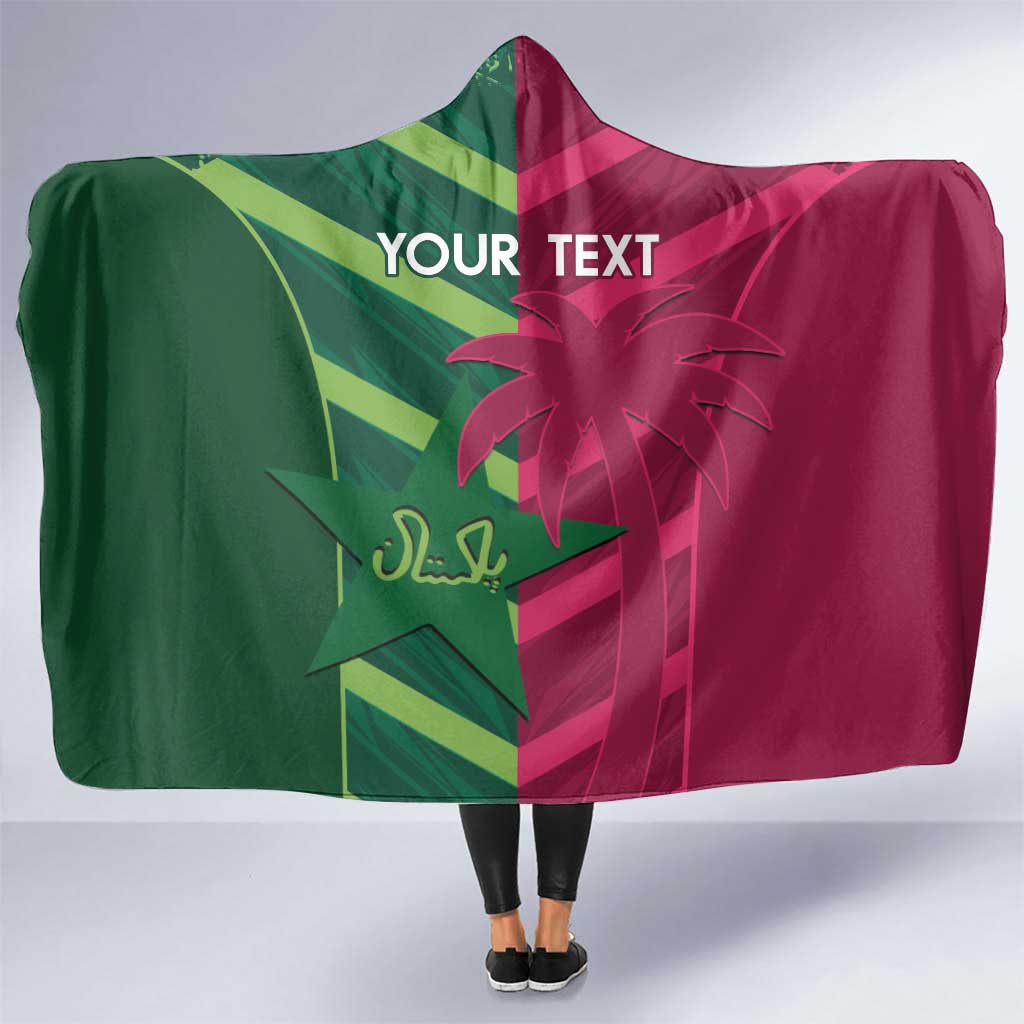 Custom West Indies And Pakistan Cricket Hooded Blanket 2025 Windies Shaheens Together