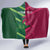 Custom West Indies And Pakistan Cricket Hooded Blanket 2025 Windies Shaheens Together