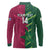 Custom West Indies And Pakistan Cricket Long Sleeve Polo Shirt 2025 Windies Shaheens Together - Wonder Print Shop