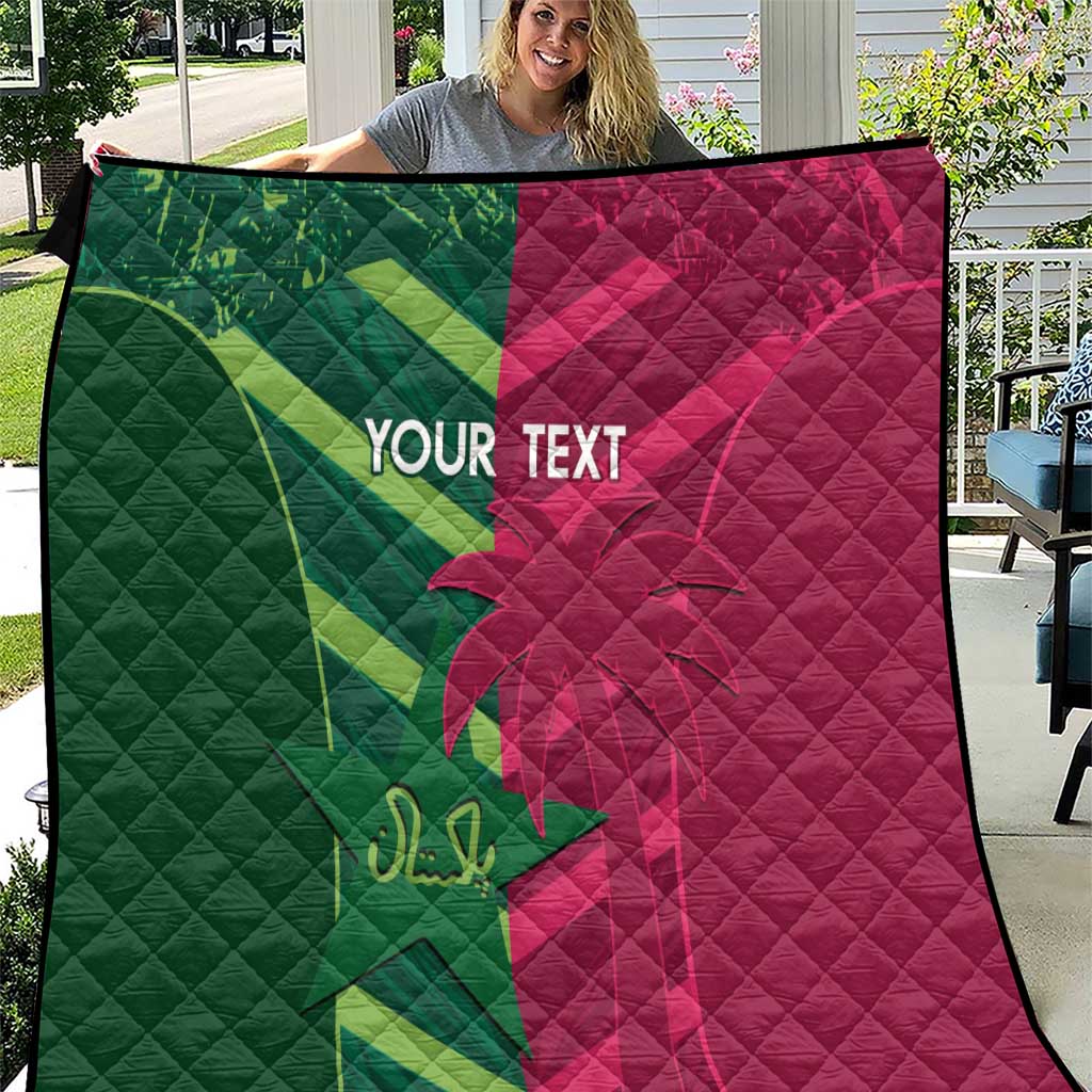 Custom West Indies And Pakistan Cricket Quilt 2025 Windies Shaheens Together