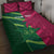 Custom West Indies And Pakistan Cricket Quilt Bed Set 2025 Windies Shaheens Together