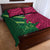 Custom West Indies And Pakistan Cricket Quilt Bed Set 2025 Windies Shaheens Together