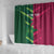 Custom West Indies And Pakistan Cricket Shower Curtain 2025 Windies Shaheens Together