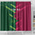 Custom West Indies And Pakistan Cricket Shower Curtain 2025 Windies Shaheens Together