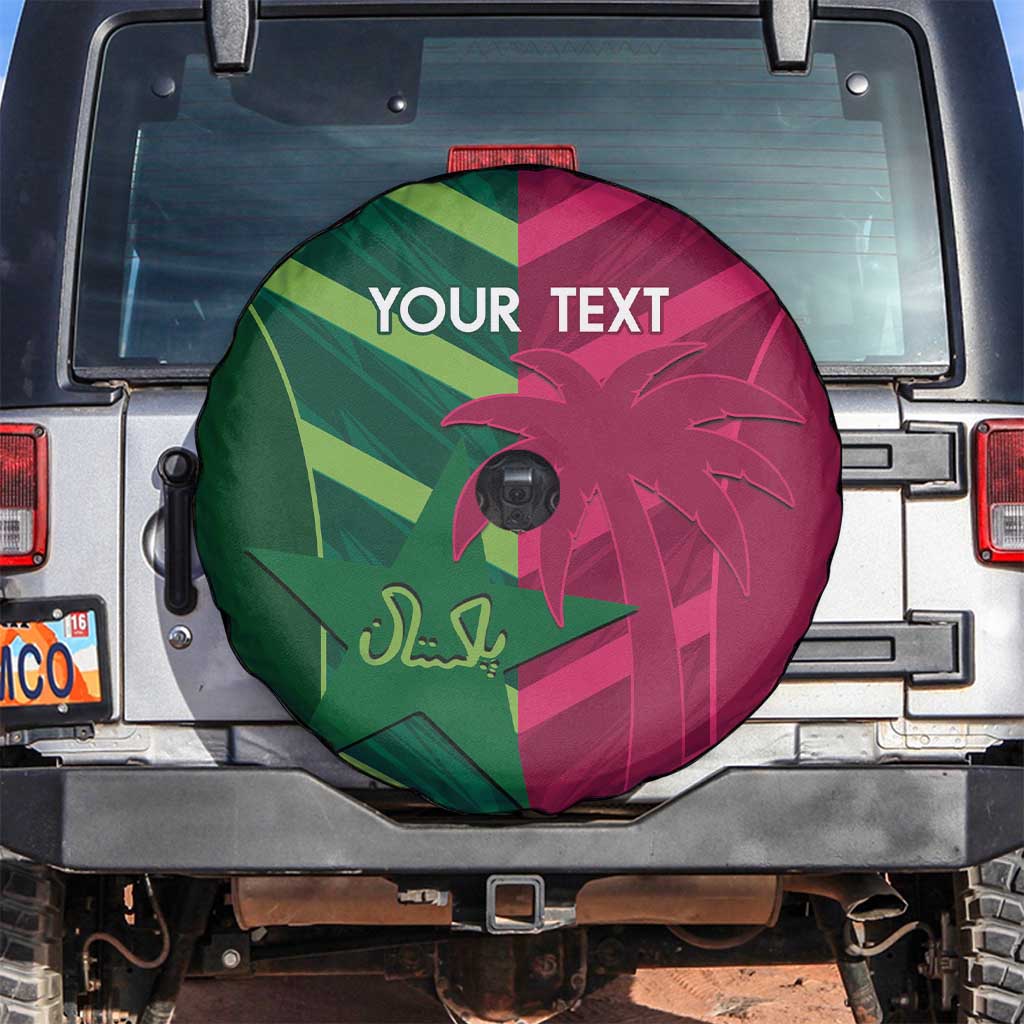 Custom West Indies And Pakistan Cricket Spare Tire Cover 2025 Windies Shaheens Together