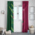 Custom West Indies And Pakistan Cricket Window Curtain 2025 Windies Shaheens Together