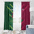 Custom West Indies And Pakistan Cricket Window Curtain 2025 Windies Shaheens Together