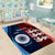 Custom India And England Cricket Area Rug 2025 Men In Blue Three Lions Together - Wonder Print Shop