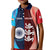 Custom India And England Cricket Kid Polo Shirt 2025 Men In Blue Three Lions Together - Wonder Print Shop