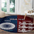 Custom India And England Cricket Round Carpet 2025 Men In Blue Three Lions Together