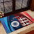 Custom India And England Cricket Rubber Doormat 2025 Men In Blue Three Lions Together