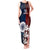 Custom India And England Cricket Tank Maxi Dress 2025 Men In Blue Three Lions Together