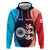 Custom India And England Cricket Zip Hoodie 2025 Men In Blue Three Lions Together