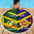 Custom Sri Lanka And Australia Cricket Beach Blanket 2025 The Lions Baggy Greens Together - Wonder Print Shop