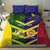 Custom Sri Lanka And Australia Cricket Bedding Set 2025 The Lions Baggy Greens Together - Wonder Print Shop