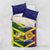 Custom Sri Lanka And Australia Cricket Bedding Set 2025 The Lions Baggy Greens Together - Wonder Print Shop