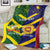 Custom Sri Lanka And Australia Cricket Blanket 2025 The Lions Baggy Greens Together