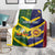 Custom Sri Lanka And Australia Cricket Blanket 2025 The Lions Baggy Greens Together