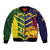 Custom Sri Lanka And Australia Cricket Bomber Jacket 2025 The Lions Baggy Greens Together - Wonder Print Shop