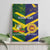 Custom Sri Lanka And Australia Cricket Canvas Wall Art 2025 The Lions Baggy Greens Together - Wonder Print Shop