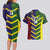 Custom Sri Lanka And Australia Cricket Couples Matching Long Sleeve Bodycon Dress and Hawaiian Shirt 2025 The Lions Baggy Greens Together - Wonder Print Shop