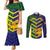 Custom Sri Lanka And Australia Cricket Couples Matching Mermaid Dress and Long Sleeve Button Shirt 2025 The Lions Baggy Greens Together