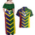 Custom Sri Lanka And Australia Cricket Couples Matching Off Shoulder Maxi Dress and Hawaiian Shirt 2025 The Lions Baggy Greens Together - Wonder Print Shop