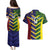 Custom Sri Lanka And Australia Cricket Couples Matching Puletasi and Hawaiian Shirt 2025 The Lions Baggy Greens Together - Wonder Print Shop