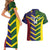 Custom Sri Lanka And Australia Cricket Couples Matching Short Sleeve Bodycon Dress and Hawaiian Shirt 2025 The Lions Baggy Greens Together - Wonder Print Shop