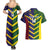 Custom Sri Lanka And Australia Cricket Couples Matching Summer Maxi Dress and Hawaiian Shirt 2025 The Lions Baggy Greens Together - Wonder Print Shop