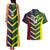 Custom Sri Lanka And Australia Cricket Couples Matching Tank Maxi Dress and Hawaiian Shirt 2025 The Lions Baggy Greens Together - Wonder Print Shop